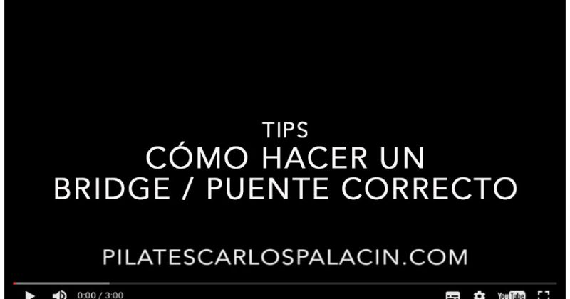 Cómo hacer un bridge / puente correcto