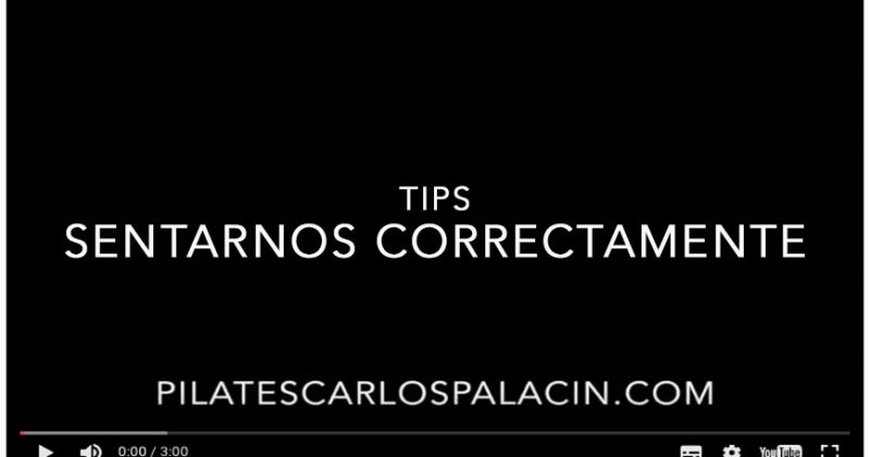 Sentarnos correctamente