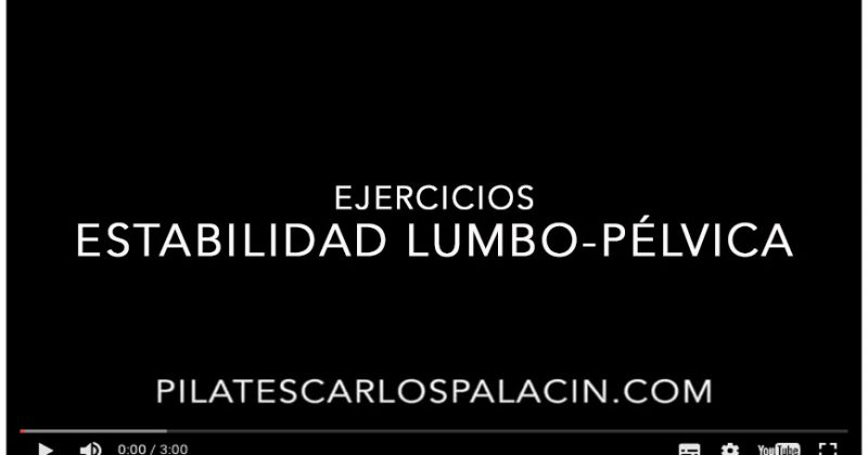 Estabilidad lumbo-pélvica